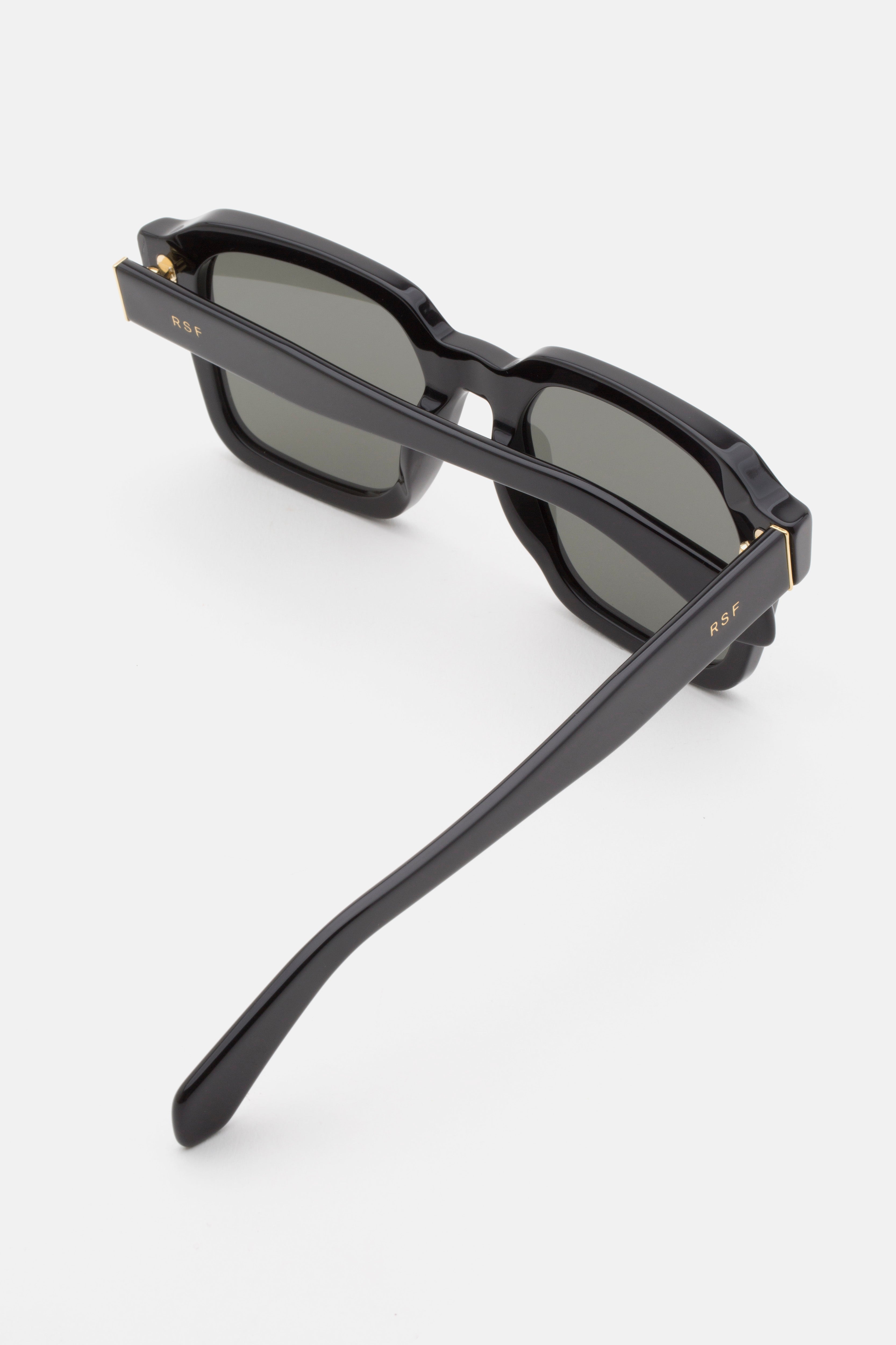 Vasto Black Oversized Square Sunglasses