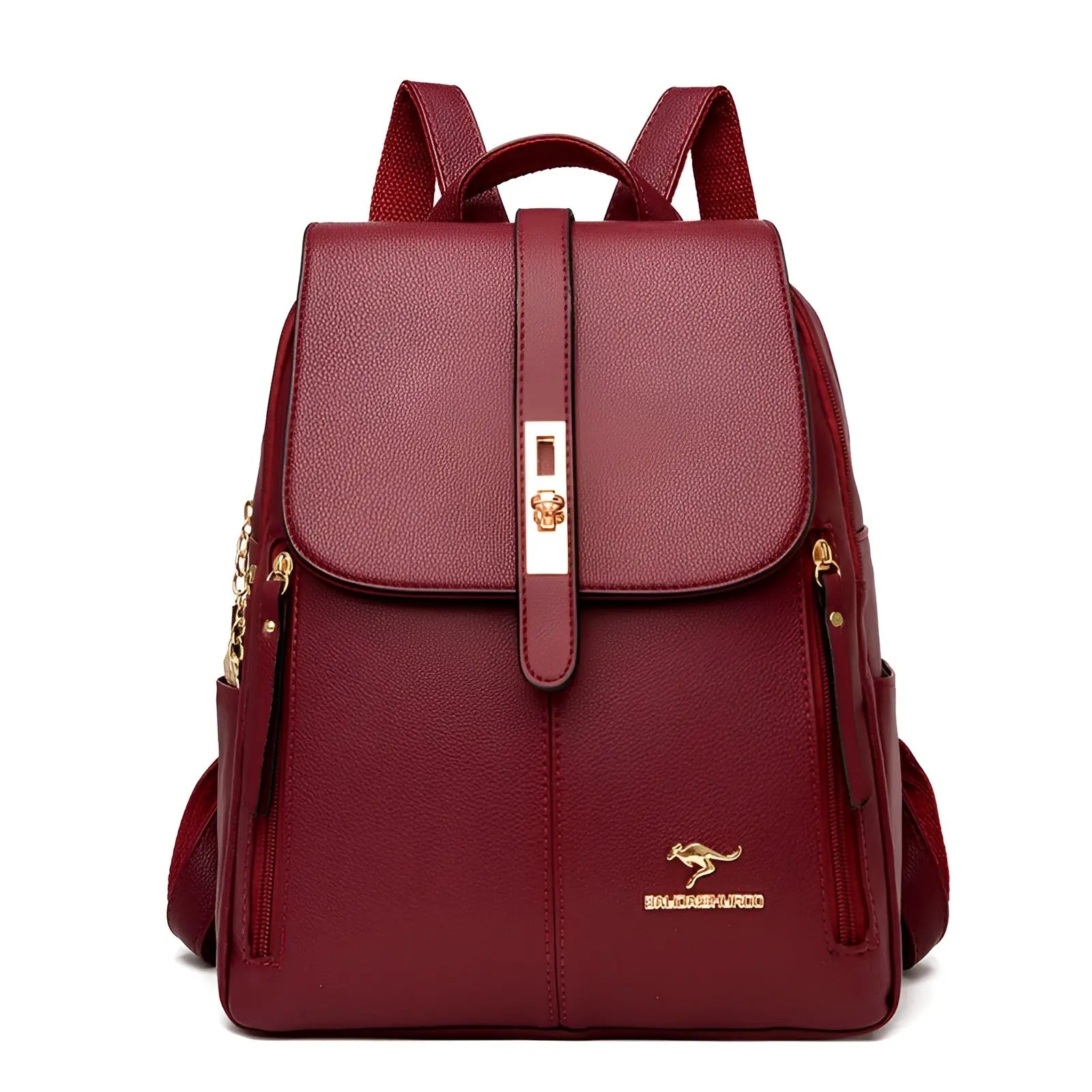 convertible leather school backpack Convertible Vegan Leather Backpack – Where Style Meets Purpose