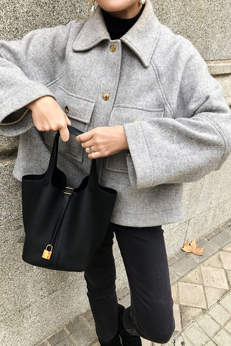 Vegan Leather Bucket Bag