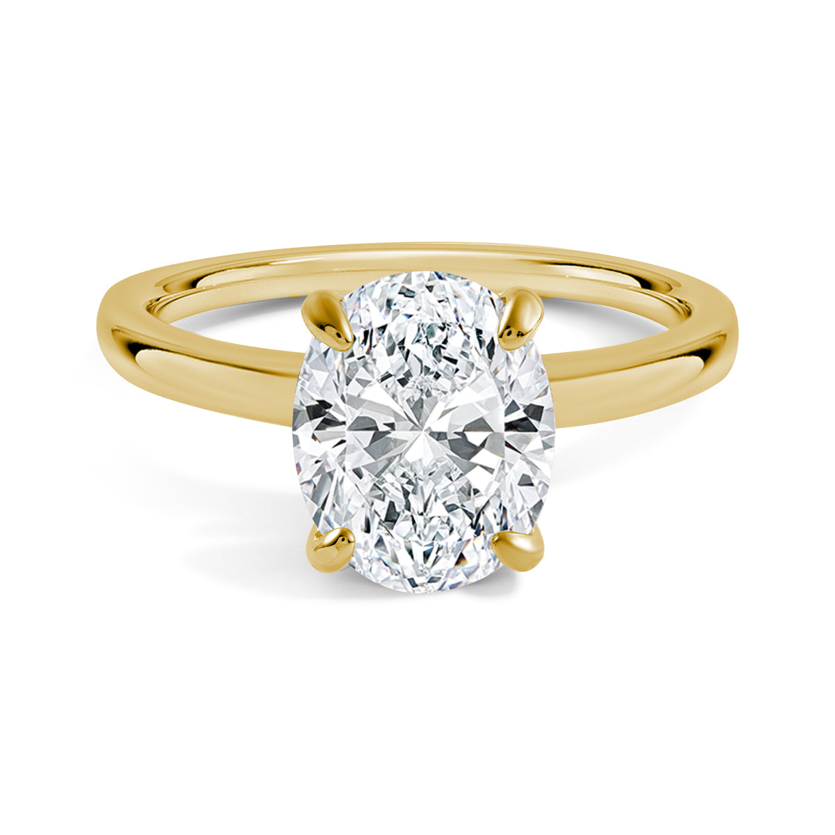 Lustrous Moissanite Elegance Ring