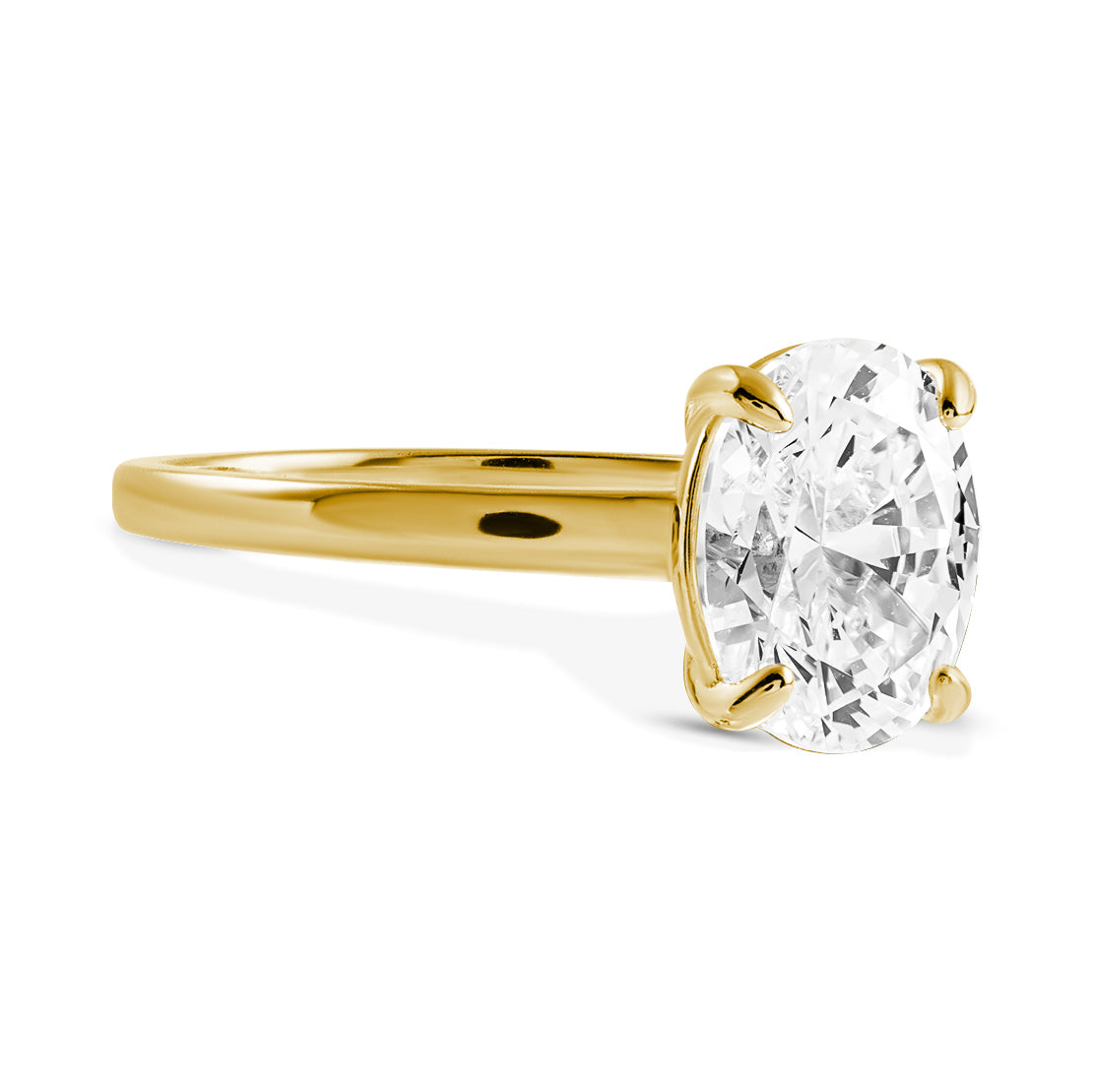 Lustrous Moissanite Elegance Ring