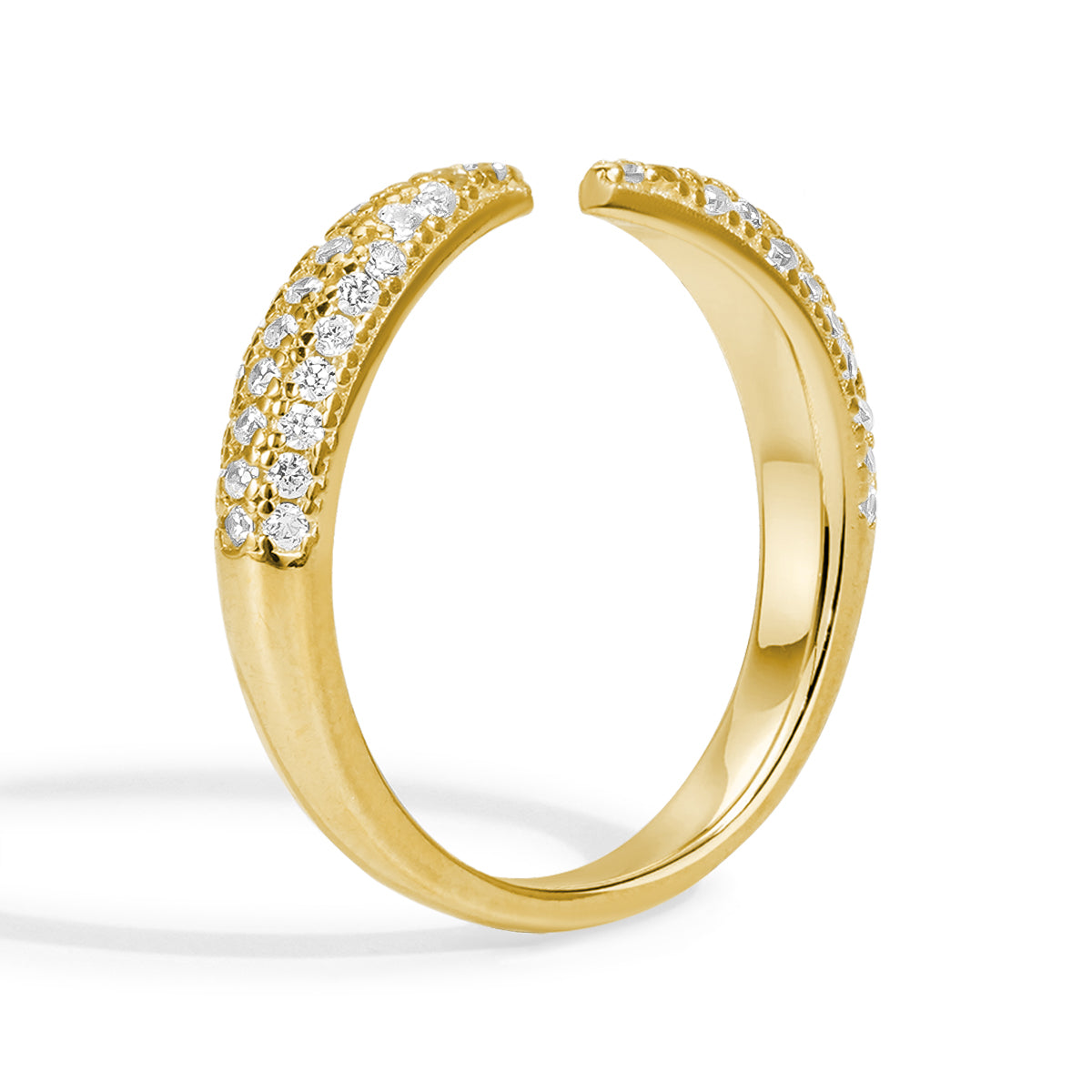 Moissanite Solitaire Engagement Ring