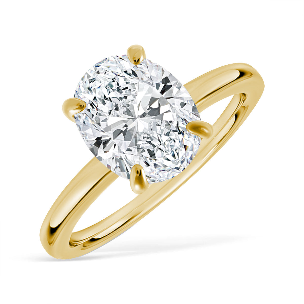 Lustrous Moissanite Elegance Ring