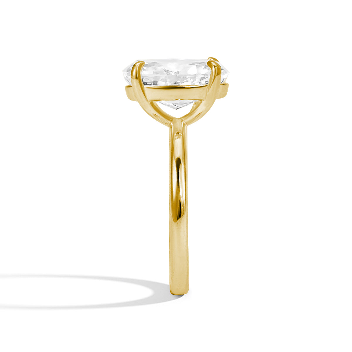 Celestial Glow Moissanite Solitaire Ring