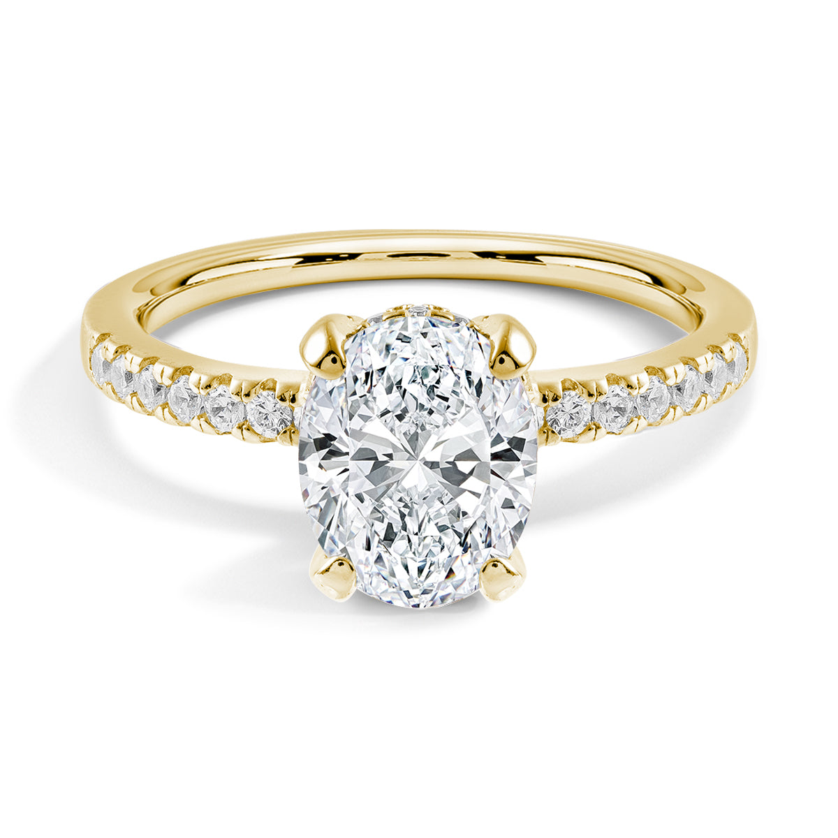 Radiant Grace - The Amara Moissanite Solitaire Ring