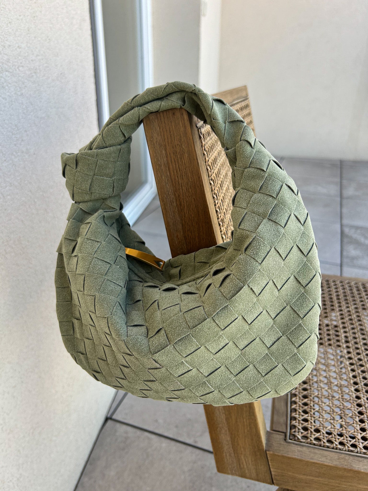 Aurelia Luxe Woven Maxi Bag