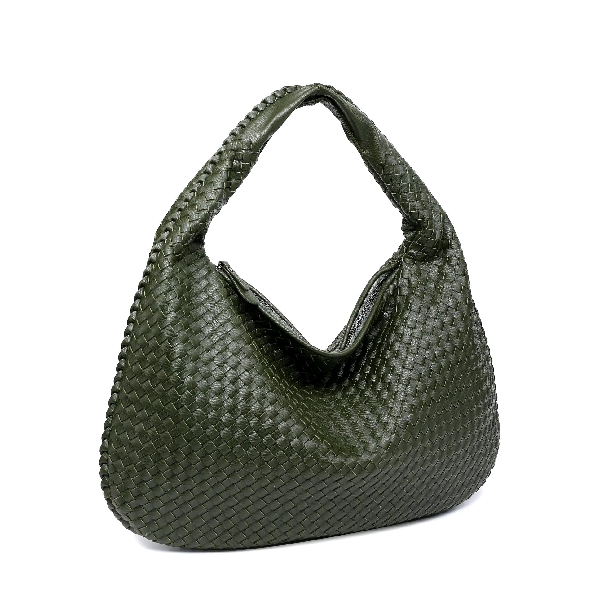 Aurelle Luxe Woven Handbag