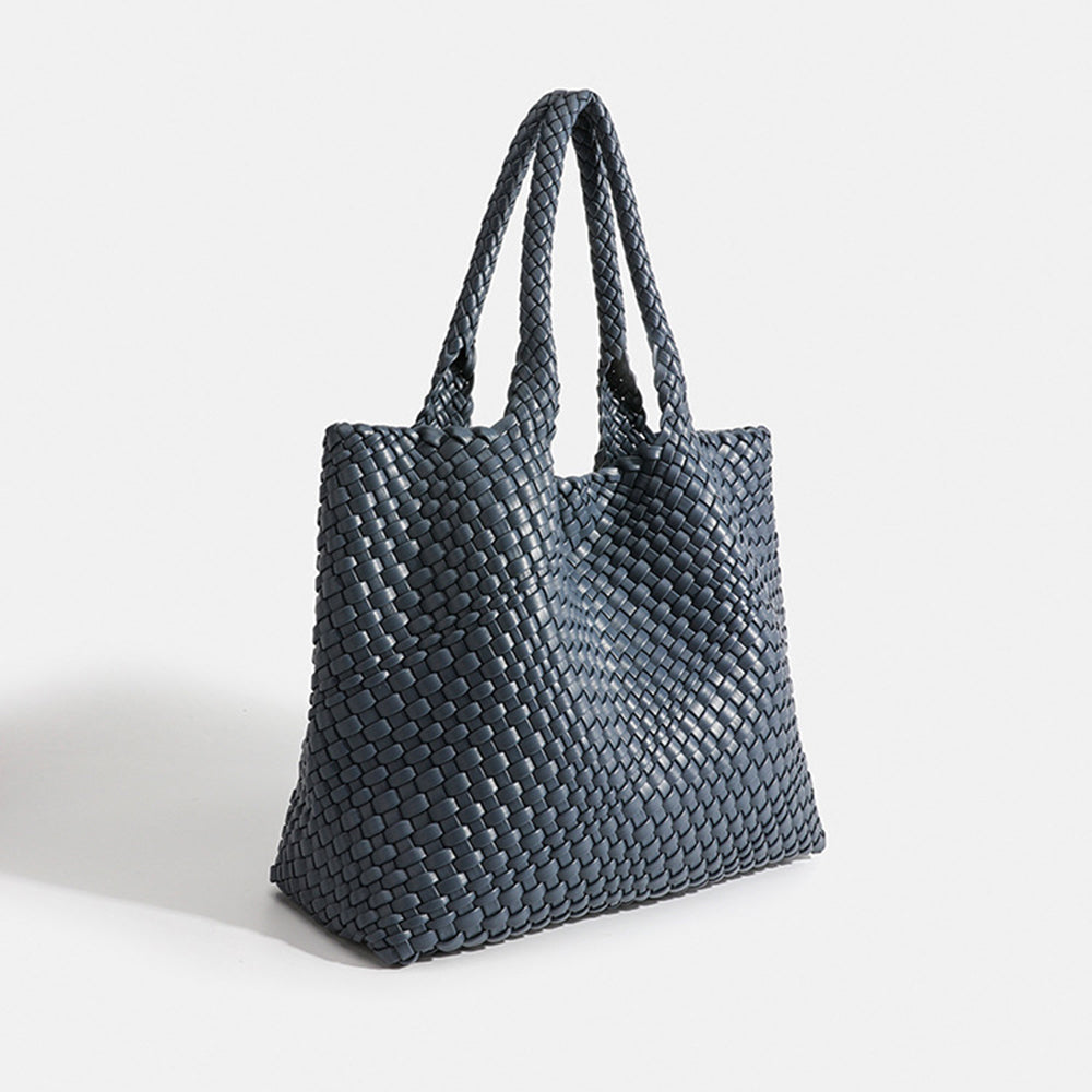 Elara Woven Luxe Tote