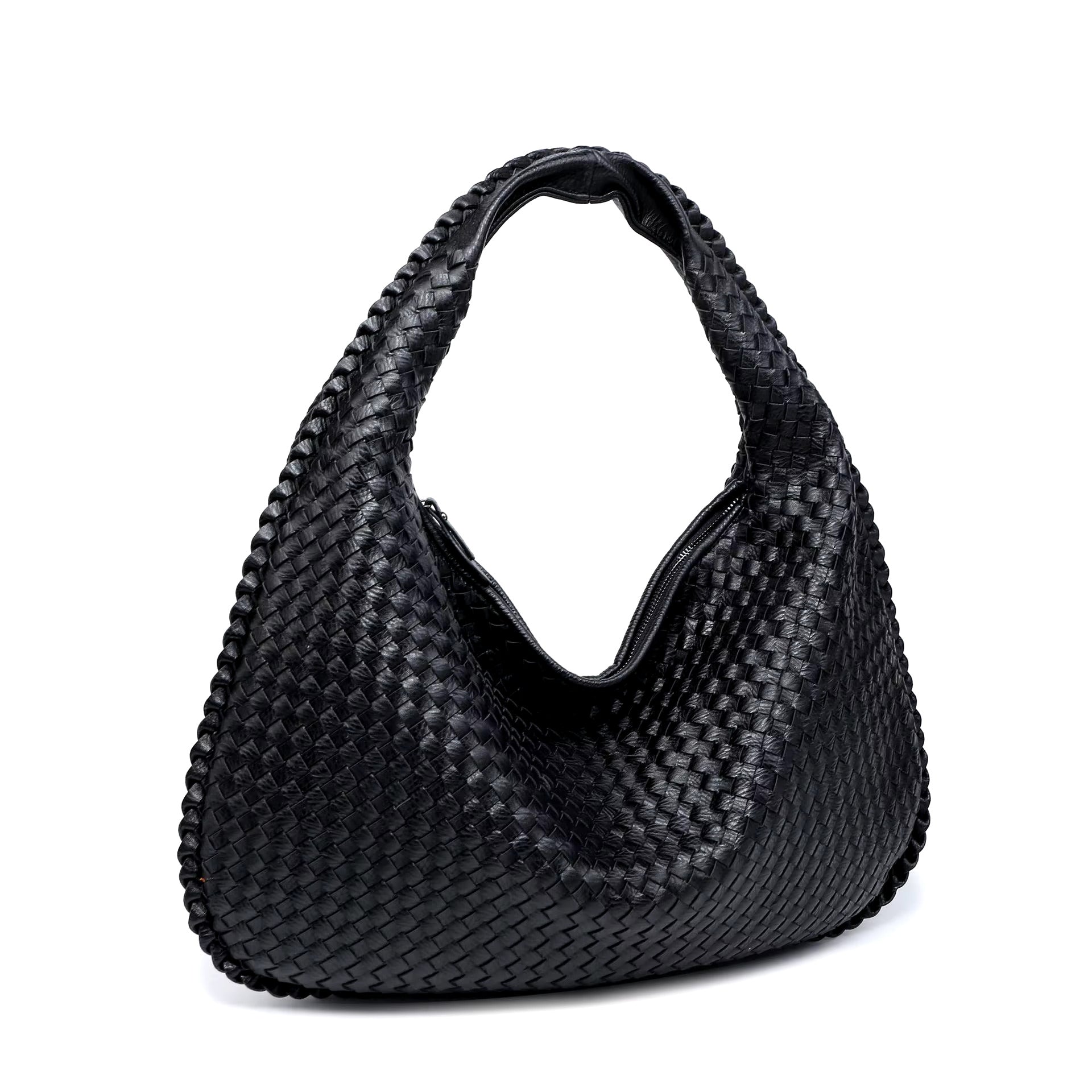 Aurelle Luxe Woven Handbag