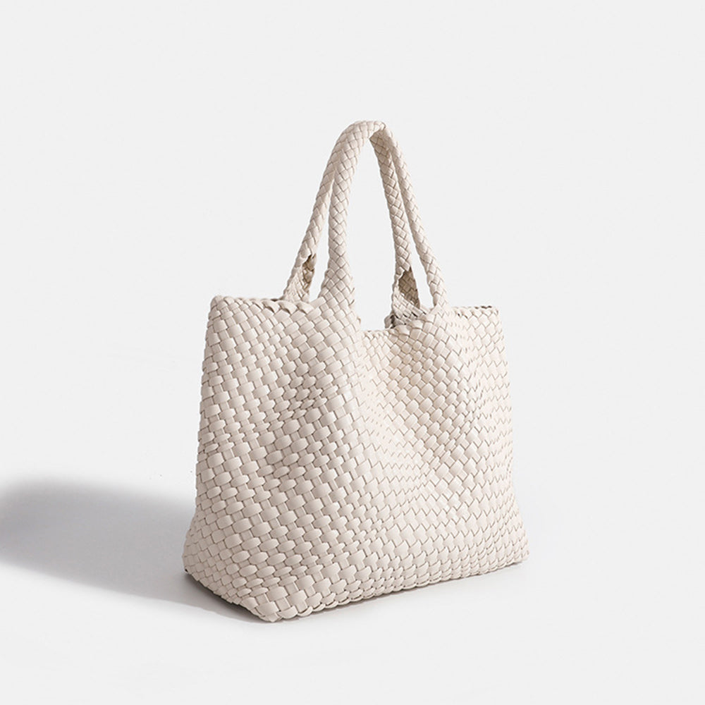 Elara Woven Luxe Tote