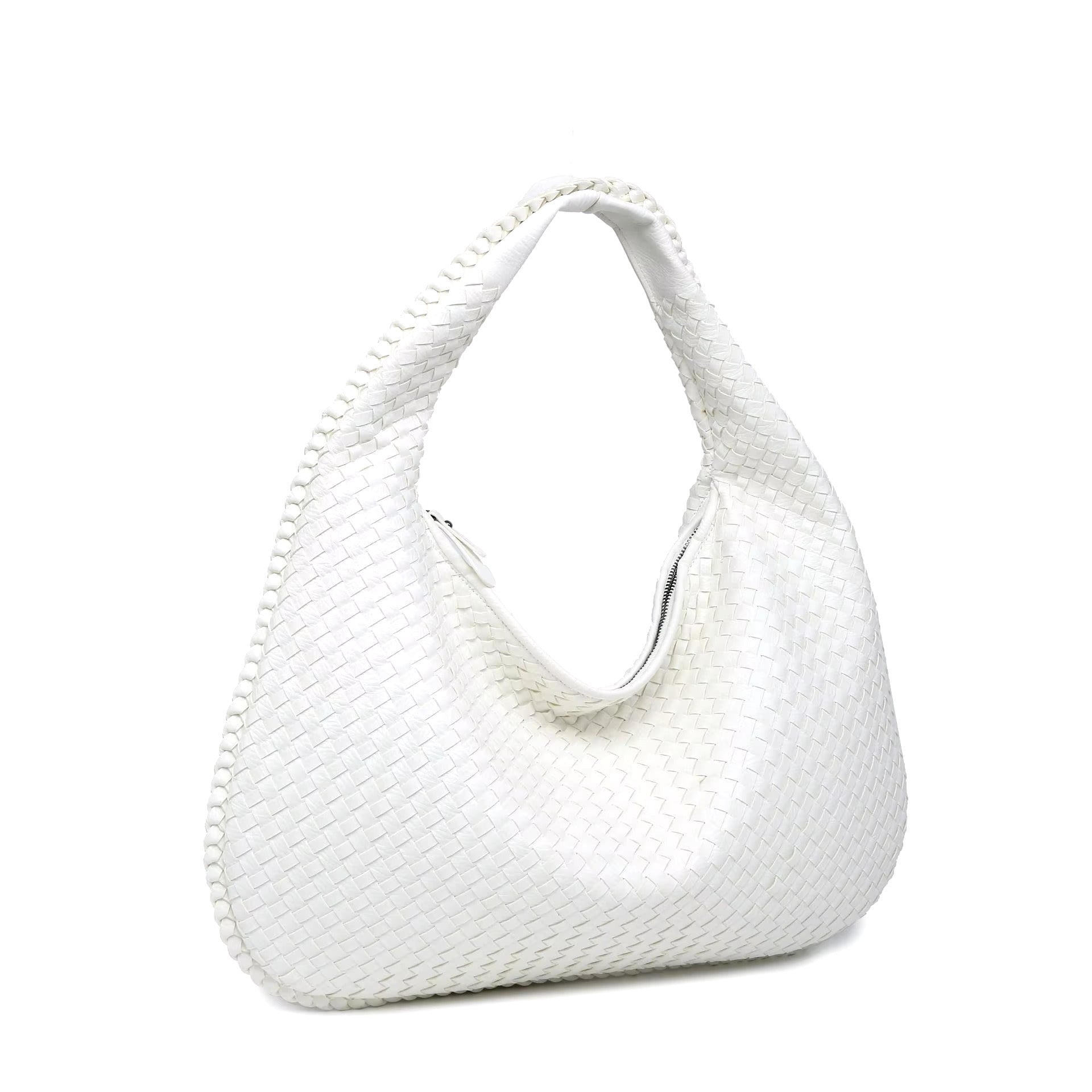 Aurelle Luxe Woven Handbag