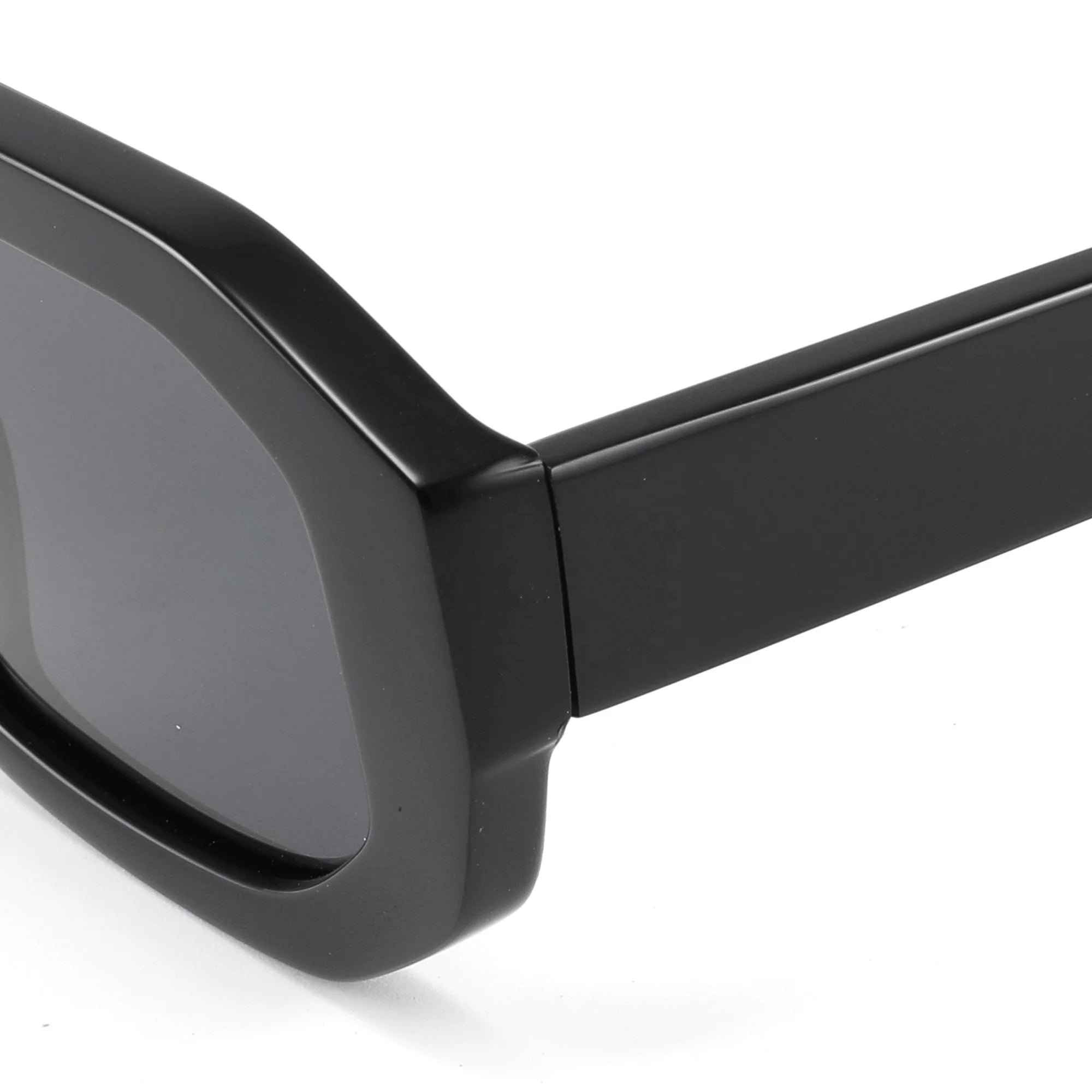 Urban Edge Geometric Blackout Sunglasses