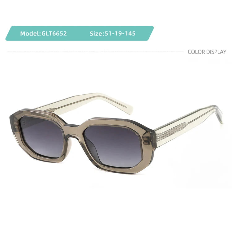 Urban Edge Geometric Blackout Sunglasses