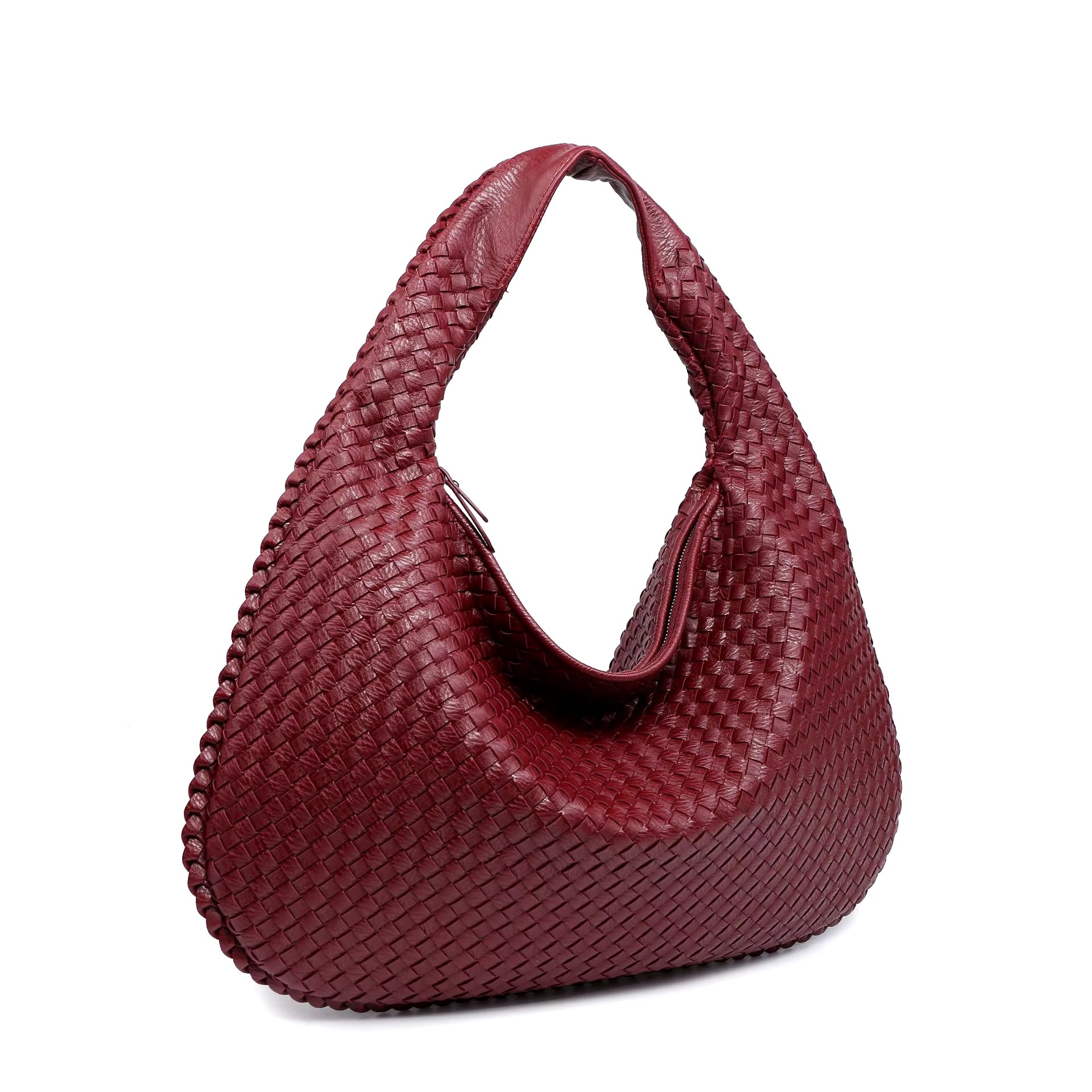 Aurelle Luxe Woven Handbag