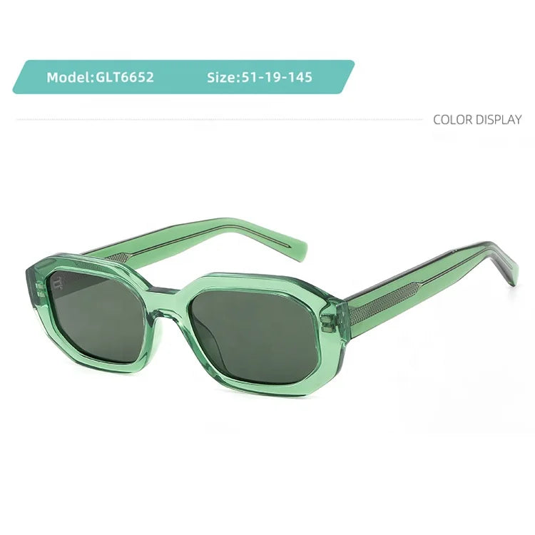 Urban Edge Geometric Blackout Sunglasses