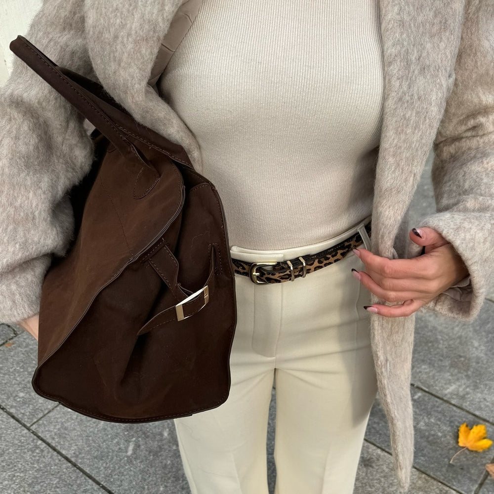 Sophisticated Suede Handbag