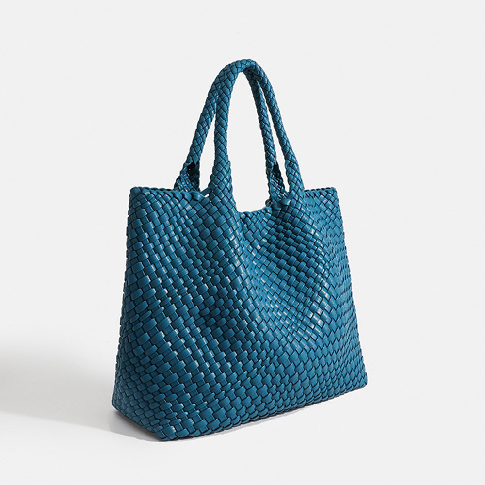 Elara Woven Luxe Tote