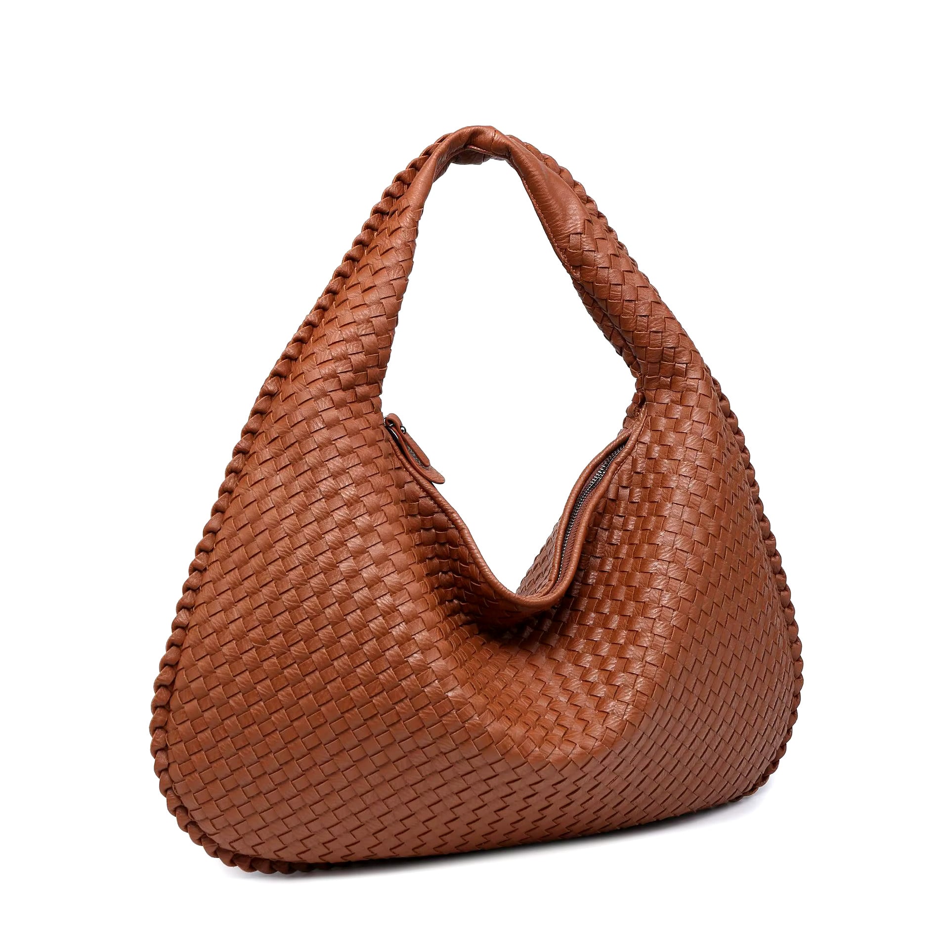 Aurelle Luxe Woven Handbag