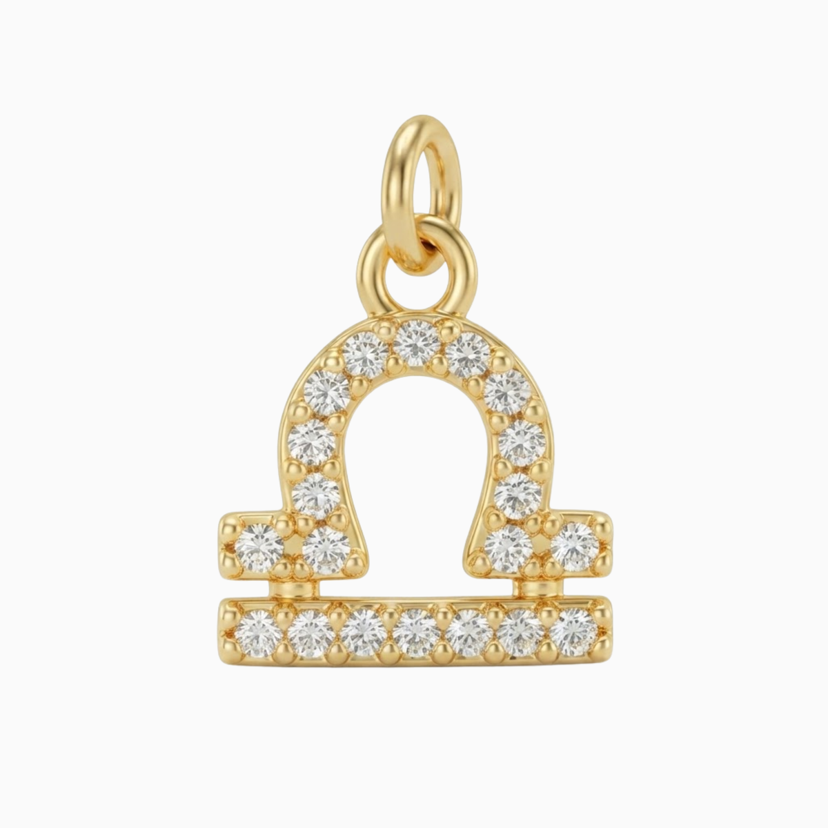 Charms - Jeweled Libra Zodiac Pendant