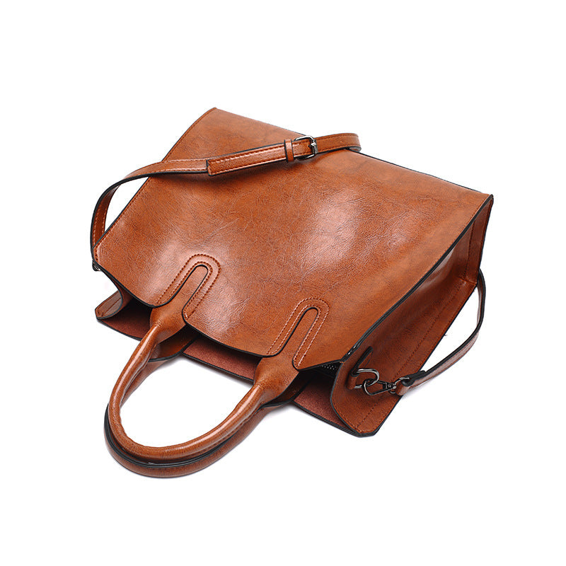 Rose Grande Messenger Tote Bag