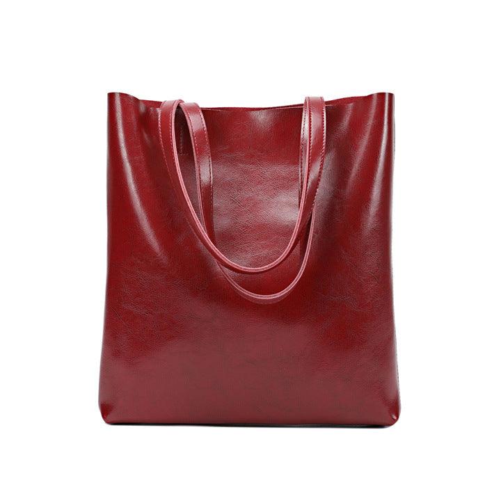 Structured Leather Tote
