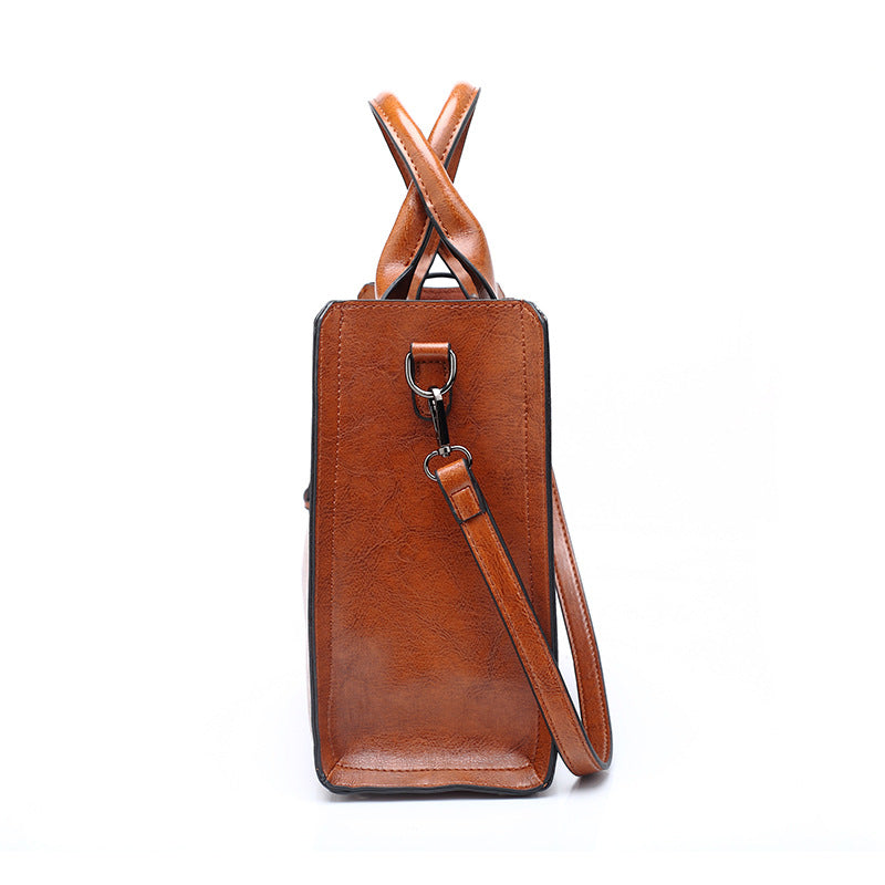 Rose Grande Messenger Tote Bag