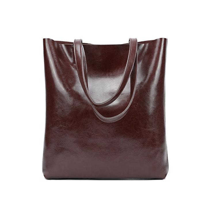 Structured Leather Tote