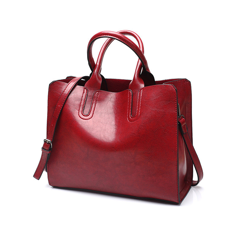 Rose Grande Messenger Tote Bag