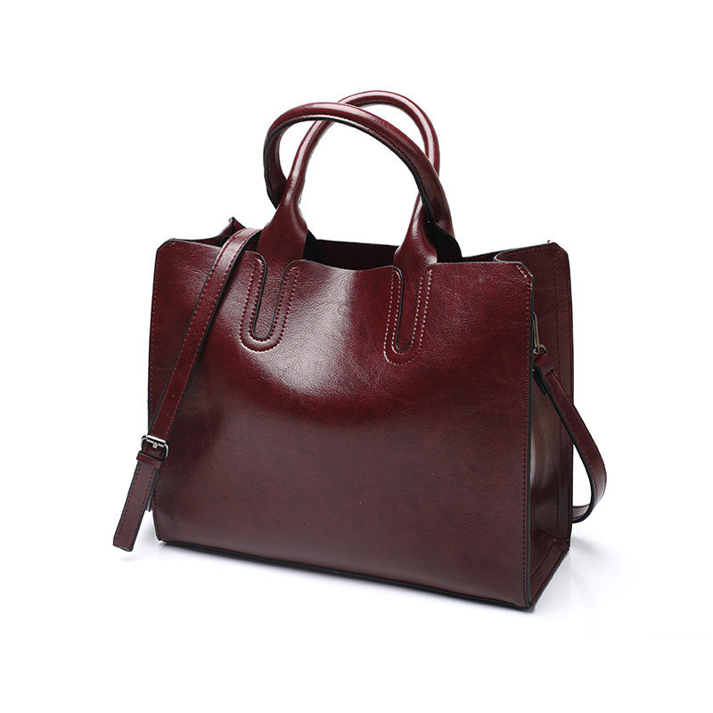 Rose Grande Messenger Tote Bag