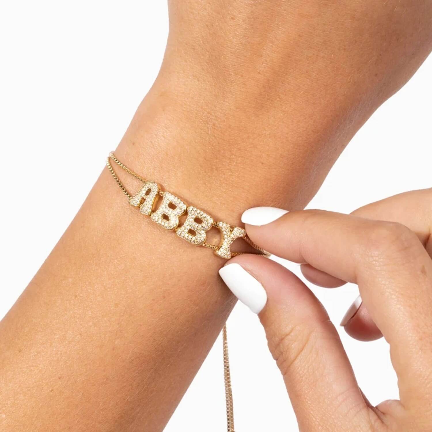 Personalised Bubble Initial Necklace – Playful Custom Jewelry Gift