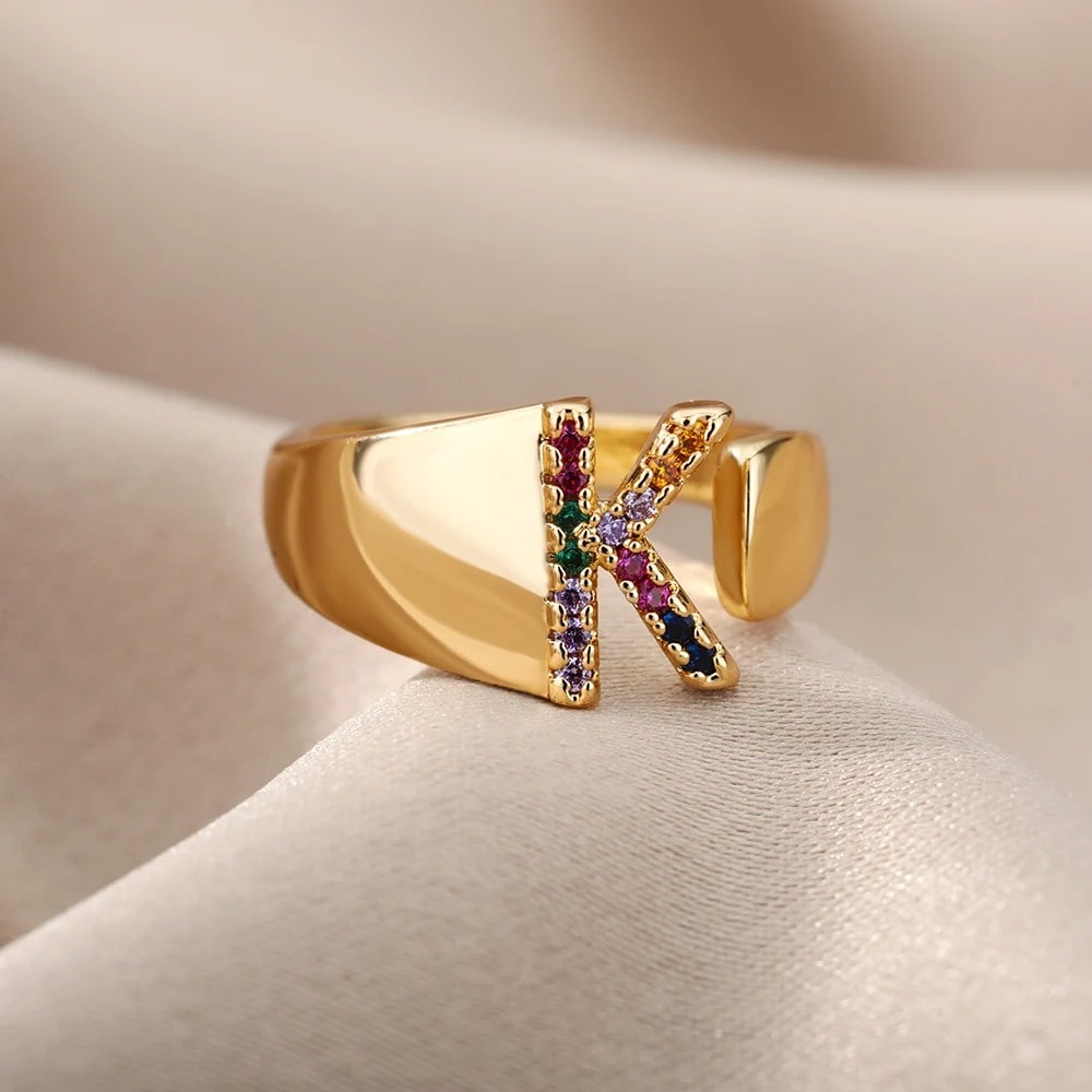 Personalized Radiance Rainbow Ring