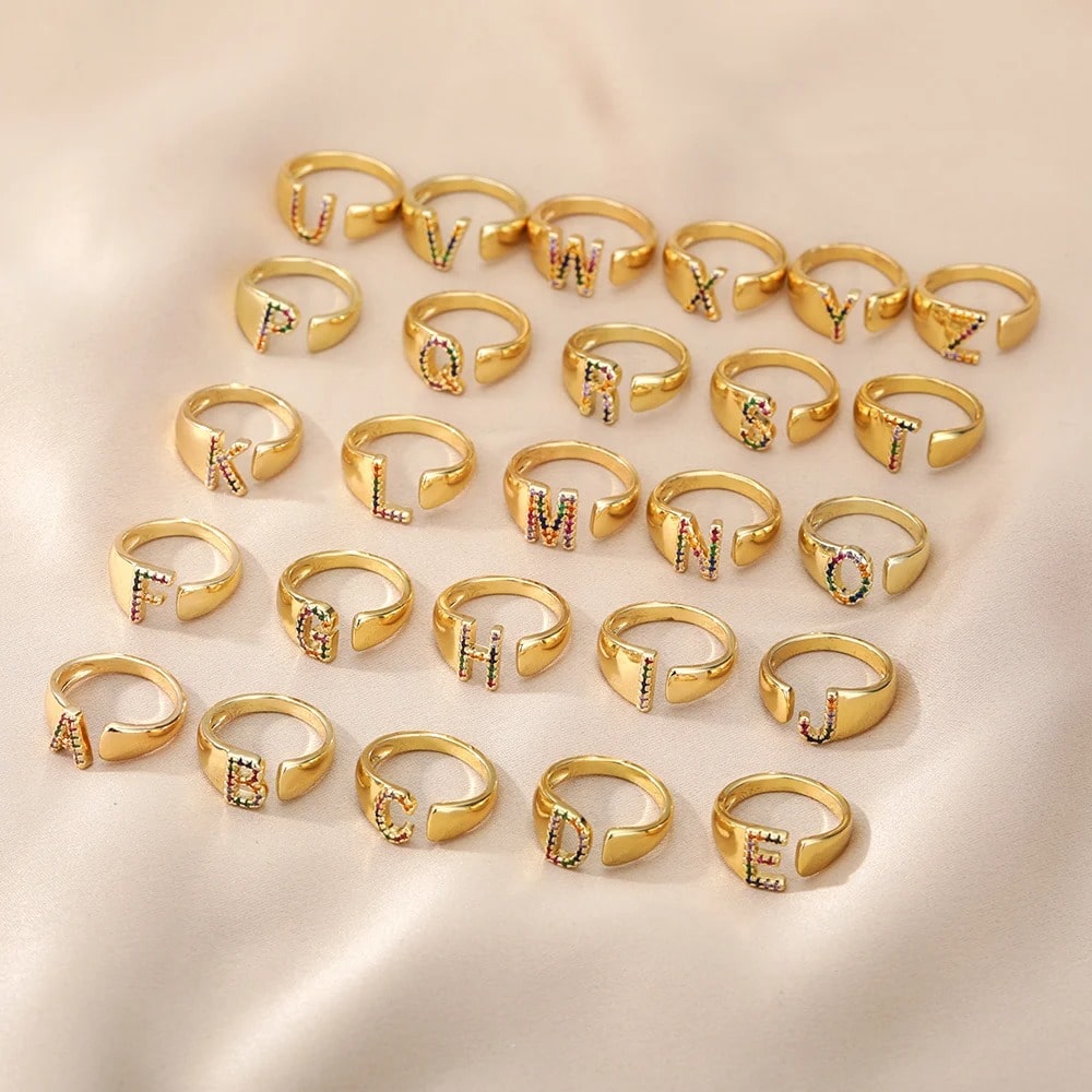 Personalized Radiance Rainbow Ring