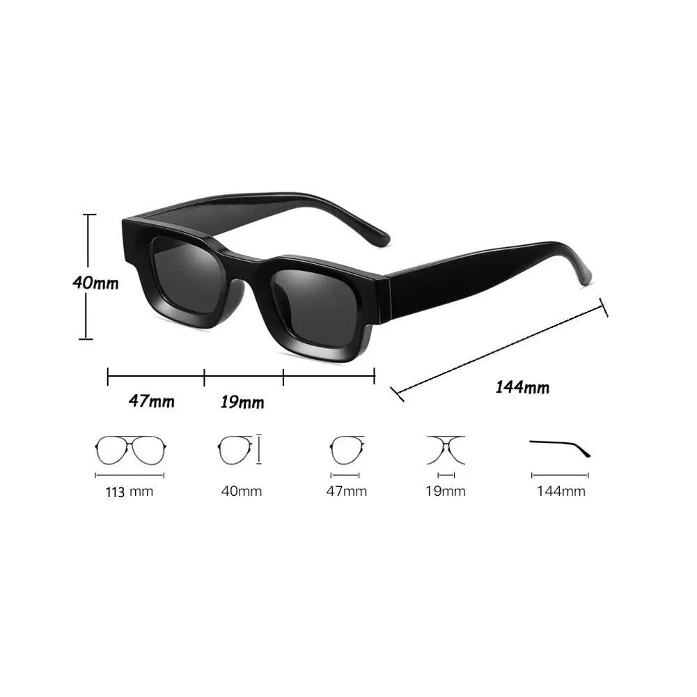 Gamal All Black Polarized Sunglasses