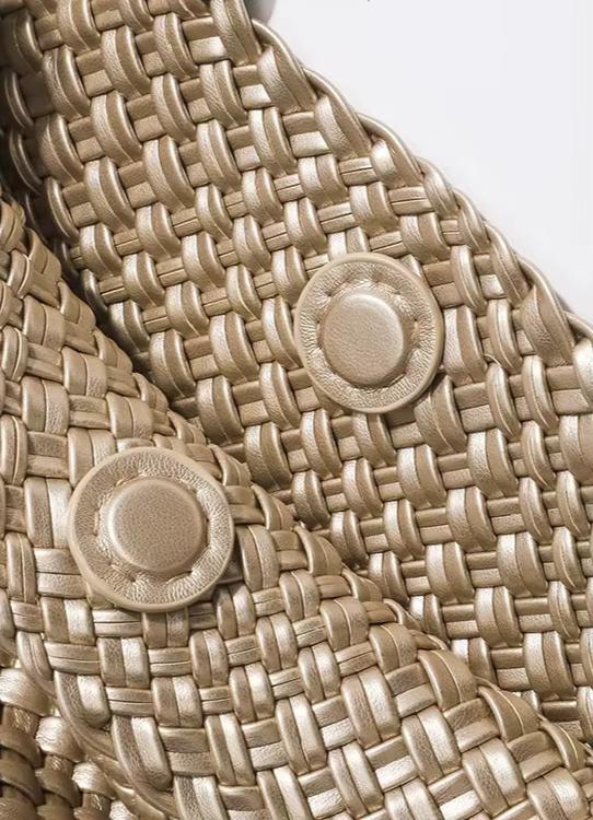 Elara Woven Luxe Tote