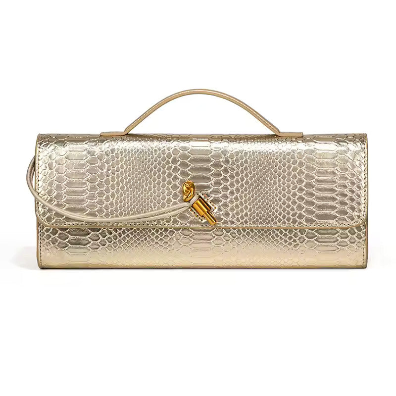Exquisite Serpentine Evening Clutch