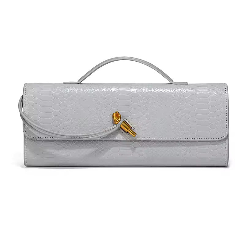 Exquisite Serpentine Evening Clutch