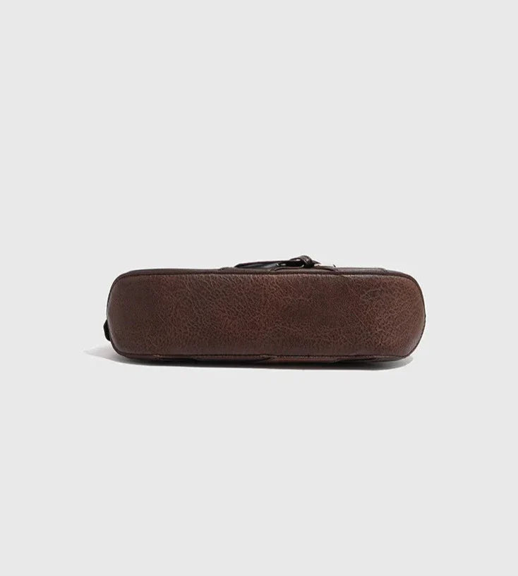 Elysian Buckle-Strap Shoulder Bag