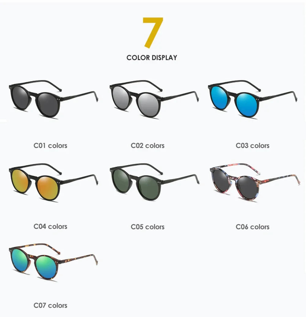 EcoChic Vintage Round Bio-Based Sunglasses