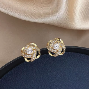 Elegant Ariadne Cross Hollow Geometric Stud Earrings – Exquisite Jewelry for Weddings & Parties