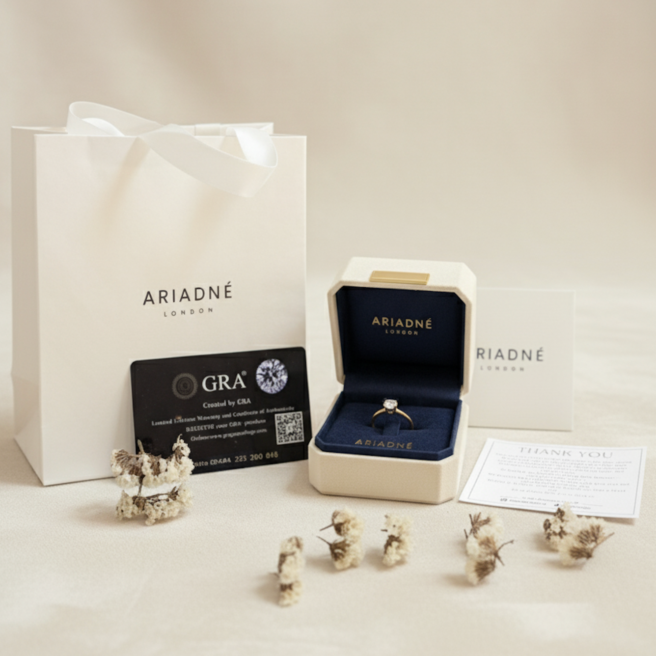 Ariadné Free Luxury Moissanite Gift Box