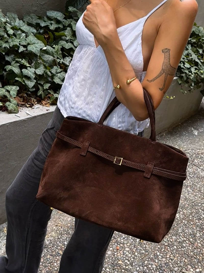 Comelia Suede Tote