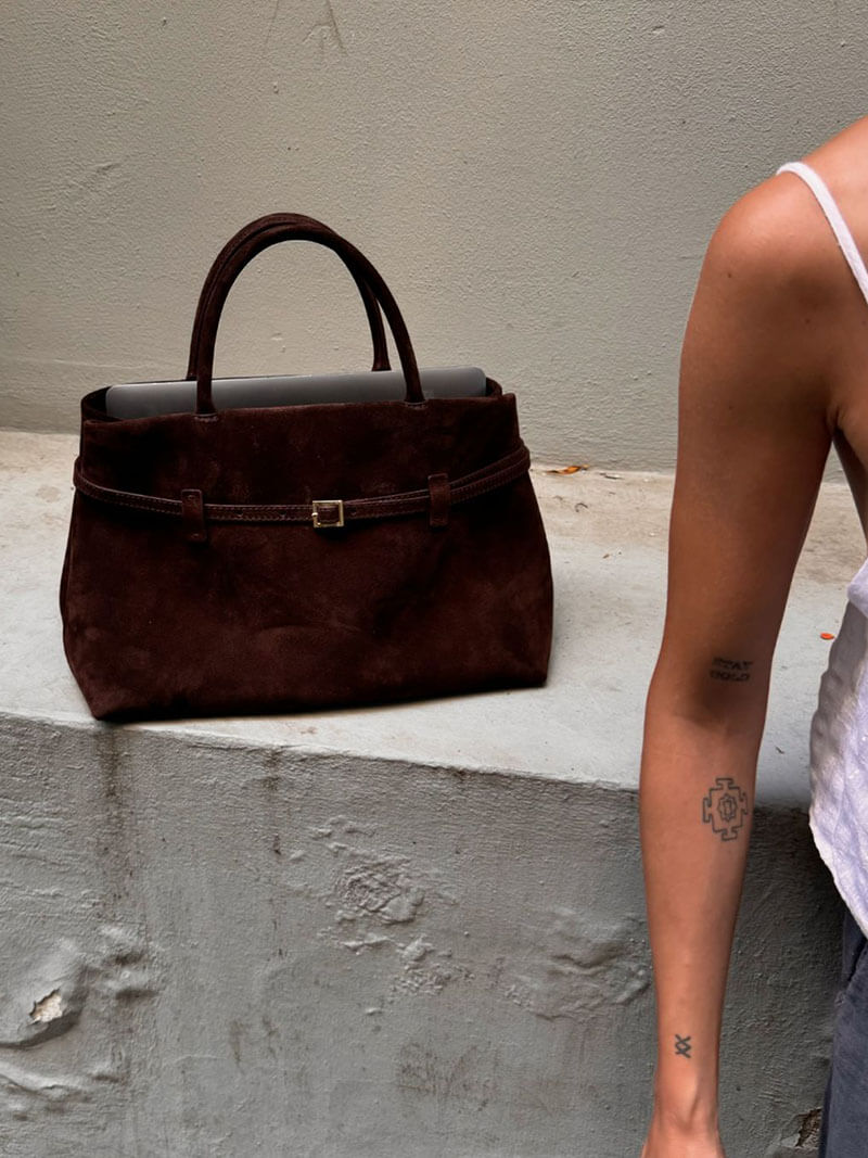 Comelia Suede Tote