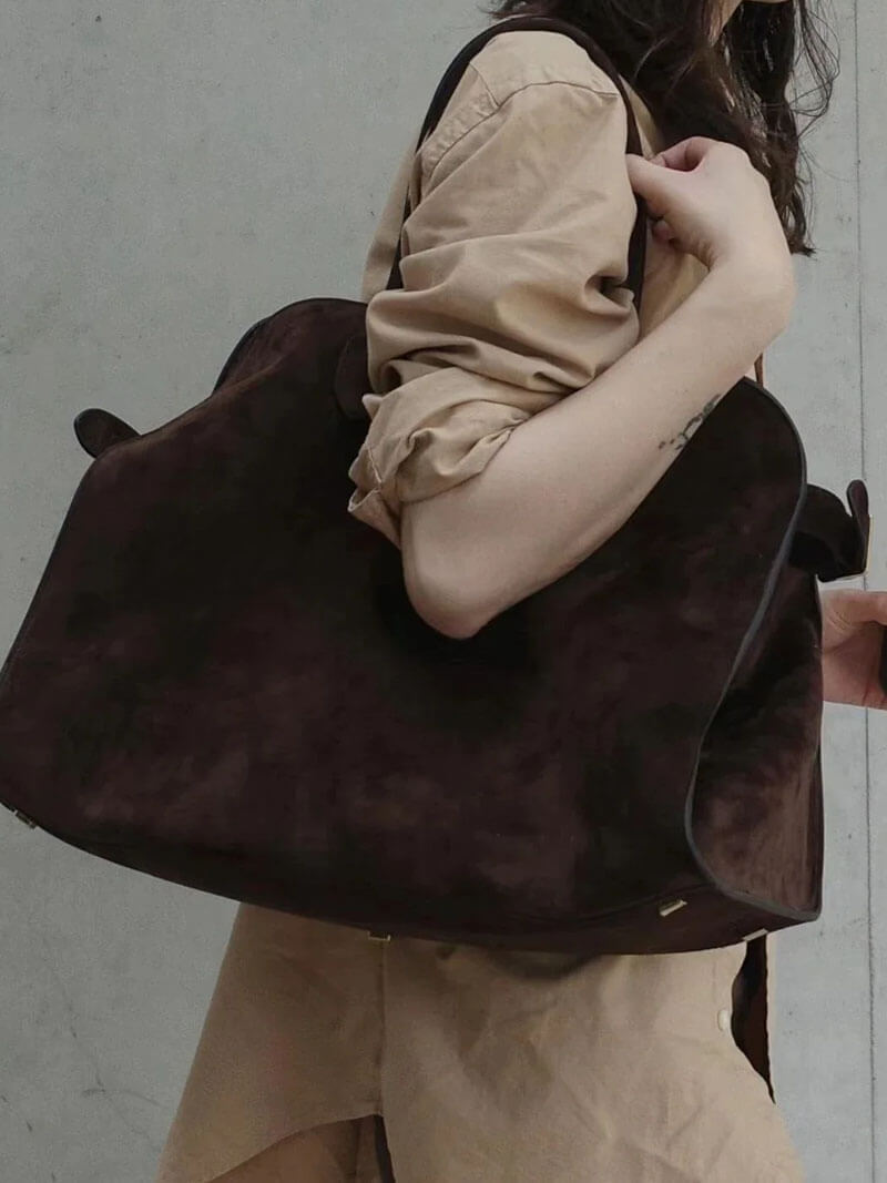 Sophisticated Suede Handbag