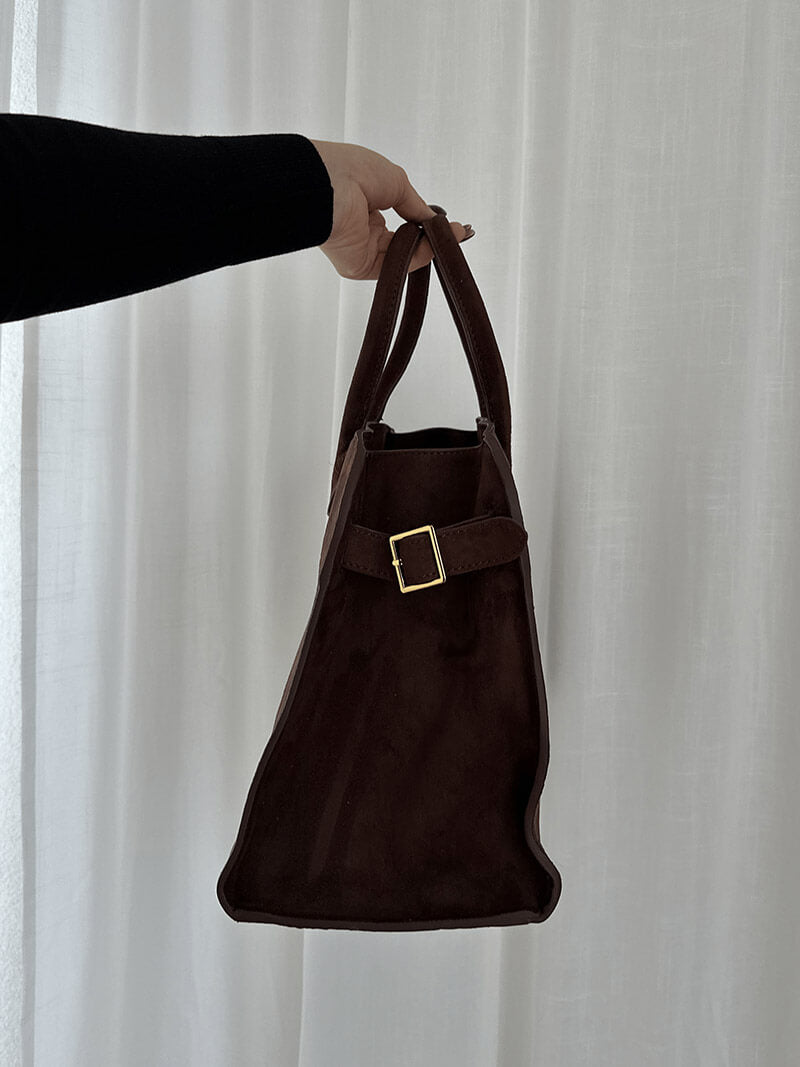 Sophisticated Suede Handbag