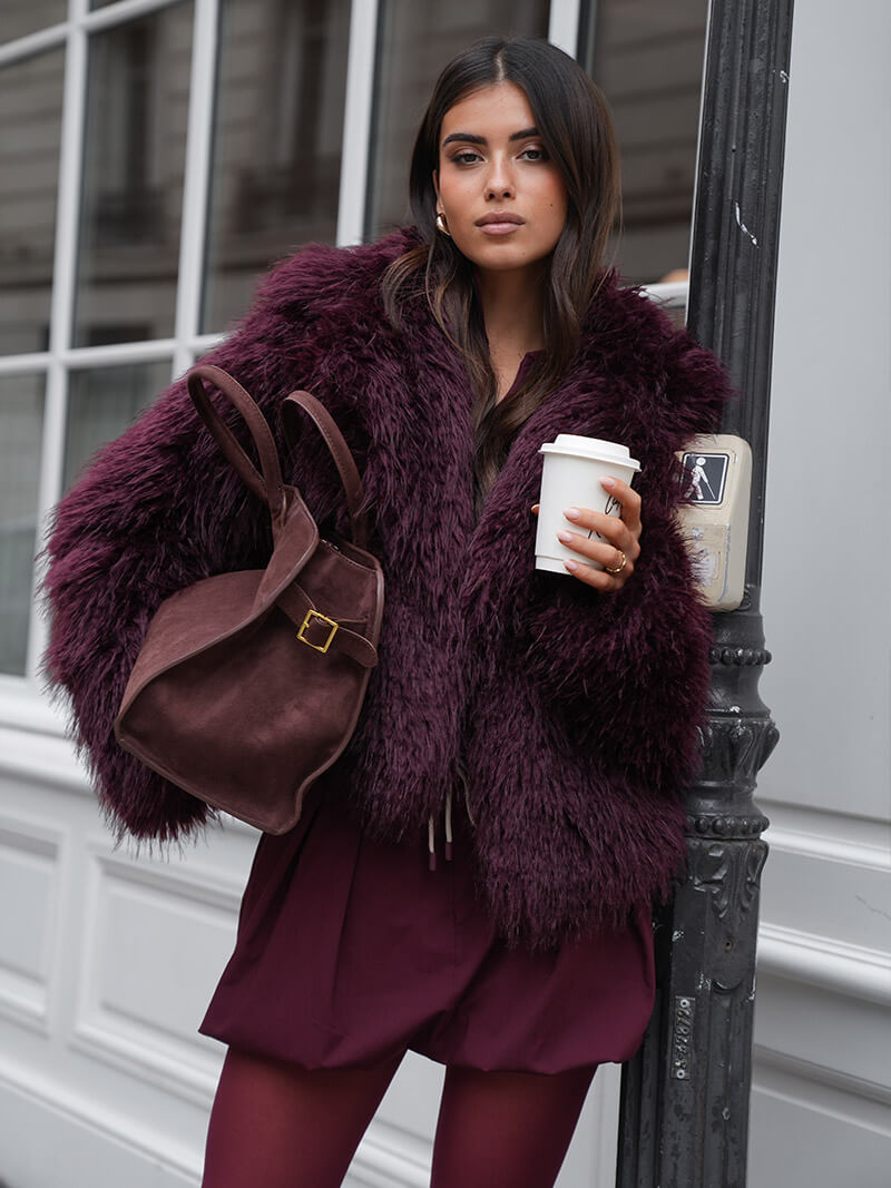 Sophisticated Suede Handbag