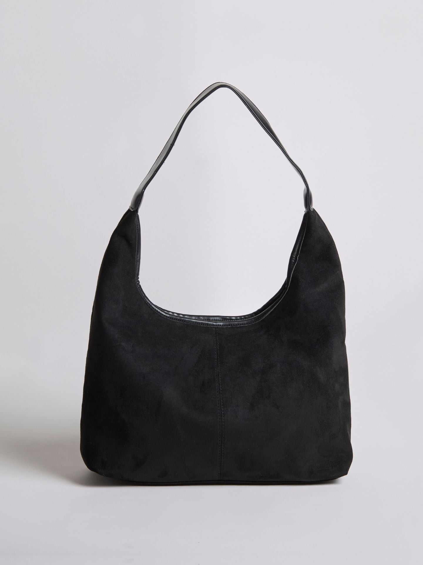 Elegant Vegan Leather Half-Moon Tote