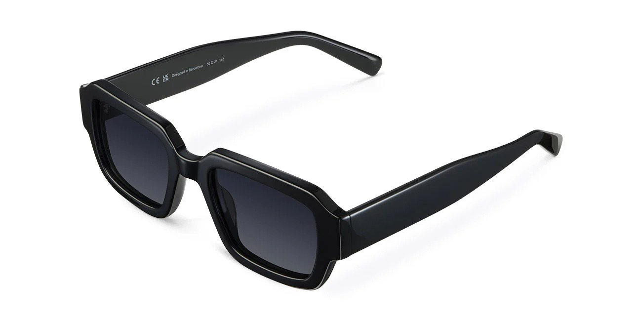 Vintage Charm Square Bio-Acetate Sunglasses