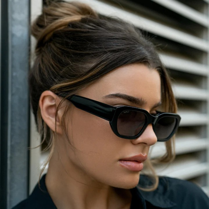 Urban Chic Polarized Rectangular Sunglasses