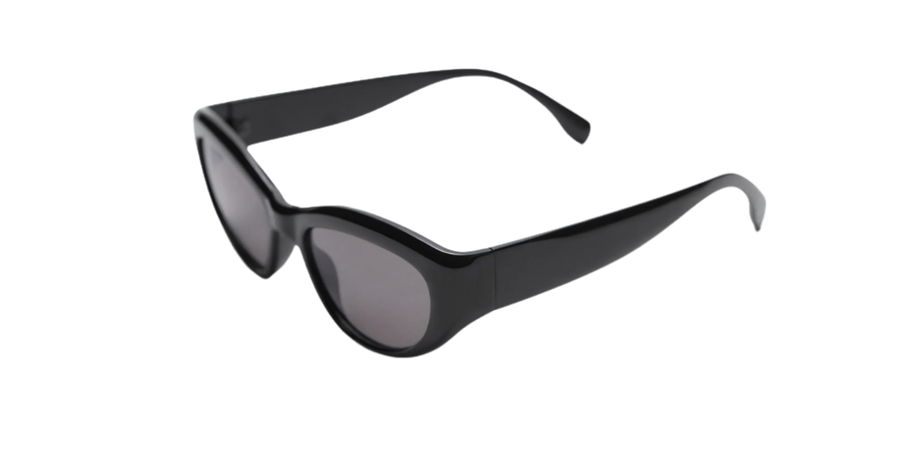 Eclipse Noir Oval Sunglasses