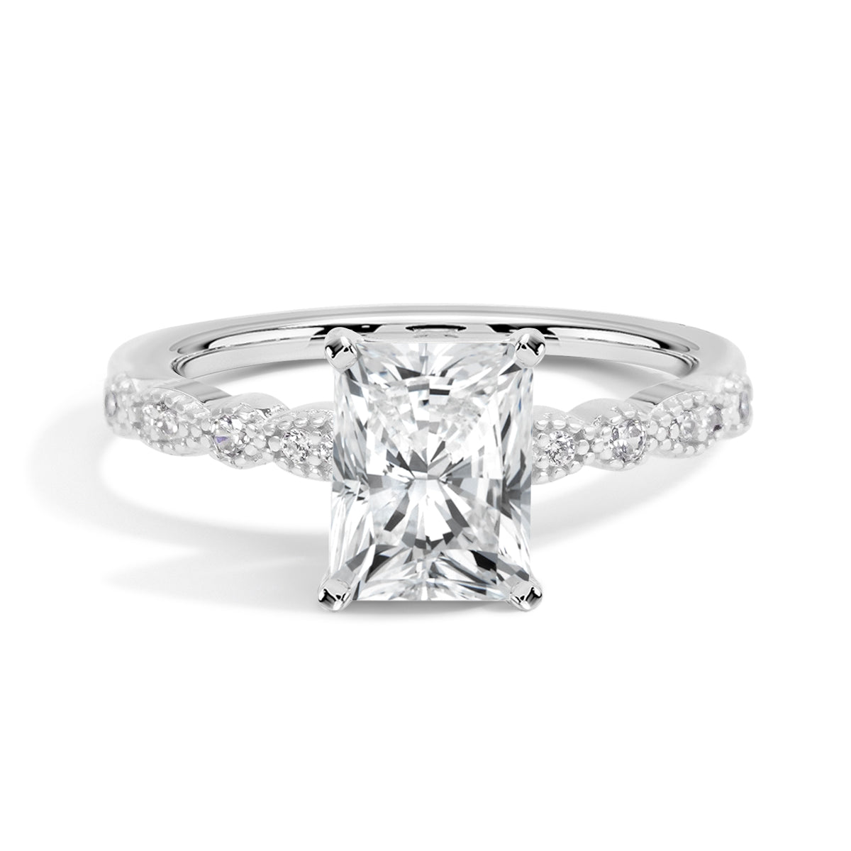 Eternal Grace Moissanite Solitaire Ring